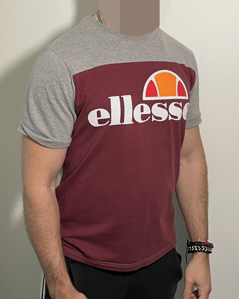 Ellesse T-Shirt, Burgundy.